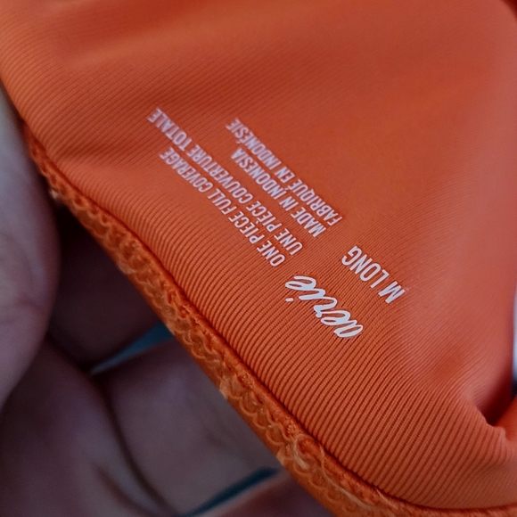 Aerie Orange One Piece Swimsuit - Picture 4 of 4